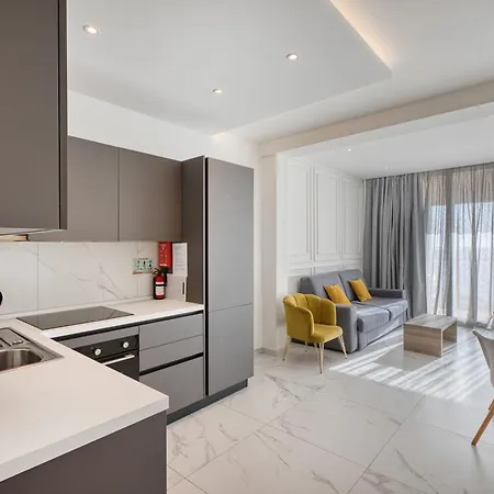 2br Sea View With Terrace Across Road Ac St Julians Malta