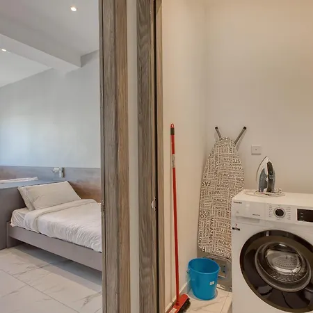 2br Sea View With Terrace Across Road Ac St Julians Malta
