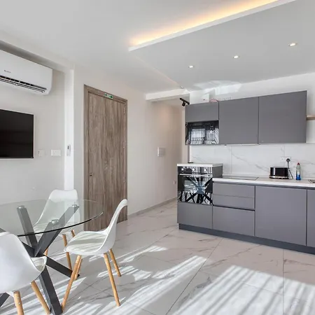 Apartment 2br Sea View With Terrace Across Road Ac St Julians Malta Saint Julian's