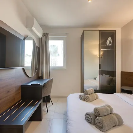 Apartment 2br Sea View With Terrace Across Road Ac St Julians Malta