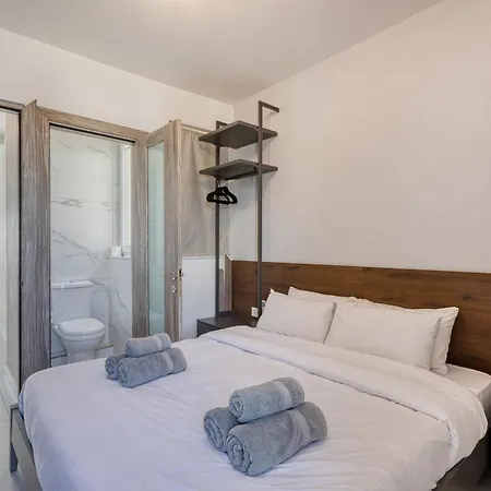 2br Sea View With Terrace Across Road Ac St Julians Malta *