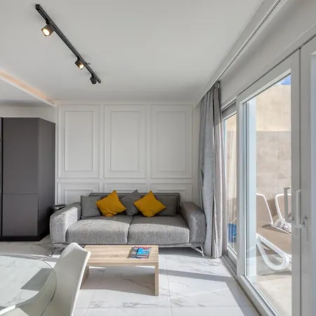 2br Sea View With Terrace Across Road Ac St Julians Malta Apartment