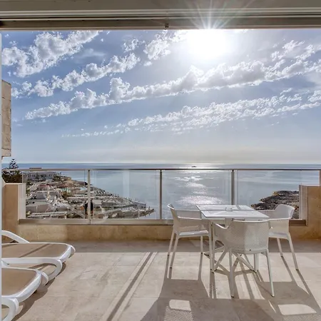 Apartment 2br Sea View With Terrace Across Road Ac St Julians Malta Saint Julian's